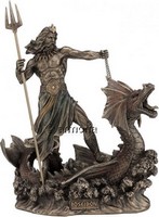 Figurine Poséidon sur Dragon des Mers Marque Veronese