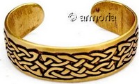 Bracelet celte rigide Entrelacs en bronze 