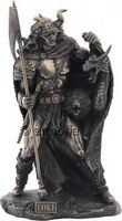 Figurine du Dieu Loki aspect bronze 