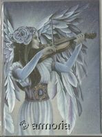 Carte postale Violin Angel de Jessica Galbreth