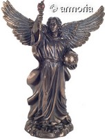 Figurine Archange Jofiel aspect bronze marque Veronese