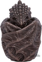 Boite Dragon ailes repliées finition bronze marque Veronese