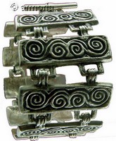 Bracelet Celte avec Spirales "Viviane" Marque Toulhoat