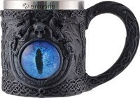 Chope Oeil de Dragon bleu aspect métal 