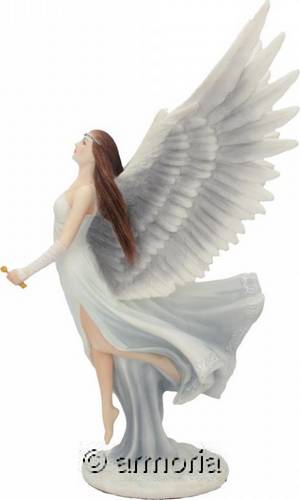 Figurine Femme Ange Blanc "Ascendance" par Anne Stokes 
