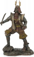 Figurine de Samuraï aspect bronze Marque Veronese