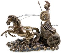 Figurine déesse Athena sur son Char marque Veronese