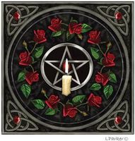 Carte postale Pentagram and Roses de Lisa Parker