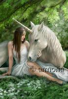 Carte Postale Pure Heart de Anne Stokes