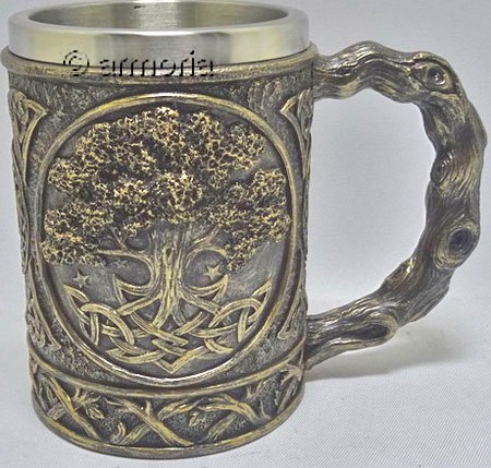 Chope Arbre de Vie aspect bronze
