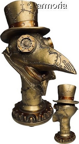 Tête de Corbeau Steampunk