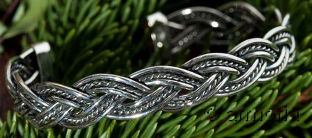 Bracelet Celte avec Entrelacs Grand Modèle en argent 