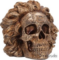 Figurine Crâne Tête de Mort Albert Einstein 