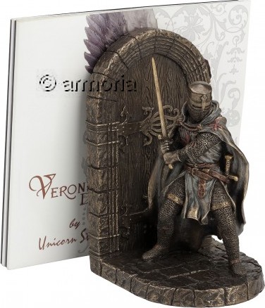 Figurines et Serre-Livres Chevalier Templier aspect bronze Marque Veronese 