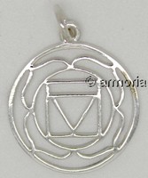 Pendentif Chakra Racine en Argent