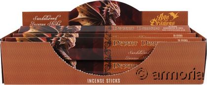 Encens Desert Dragon - Santal, coffret de 6 étuis