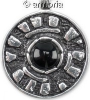 Pendentif Stonehenge en argent et onyx