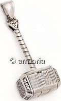 Pendentif Marteau de Thor en acier