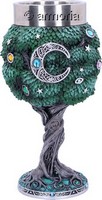 Calice Gobelet Arbre de Vie avec Lune et Cabochons 