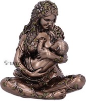 Figurine Déesse Mère Gaïa allaitant marque Veronese 