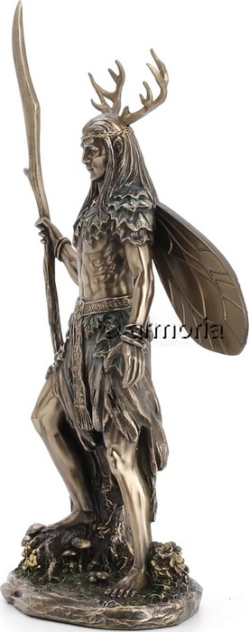 Figurine Druide Féerique aspect bronze marque Veronese 