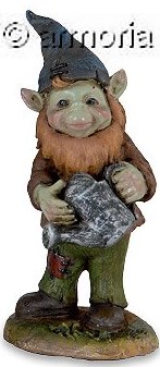 Figurine Pixie Lutin des Bois avec Arrosoir 