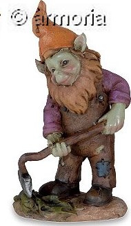 Figurine Pixie Lutin des Bois avec Binette 