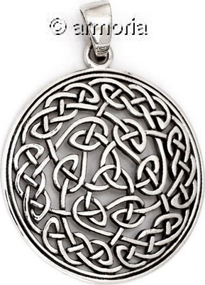 Pendentif Noeud Celte et Entrelacs en argent 