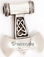 Pendentif Marteau de Thor Hache en argent