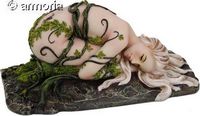 Figurine Dryade Couchée "One With Earth" 