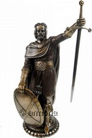 Figurine William Wallace surnommé Braveheart aspect bronze 