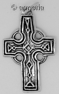 Pendentif Celte "Croix Celte Moyenne" Marque Toulhoat en argent 