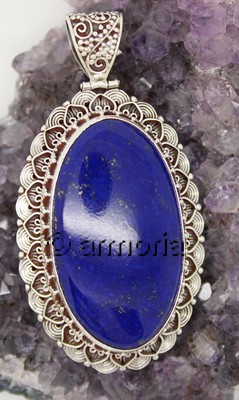Pendentif en Lapis Lazuli monté sur Argent