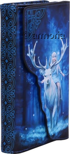 Portefeuille en relief Elfe sur Cerf Blanc "Fantasy Forest" de Lisa Parker 