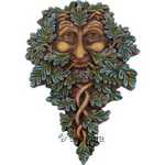 Sculpture Murale Visage Arbre Chêne Oak Guardian 