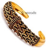 Bracelet Viking en bronze, réplique d’Orupgård 