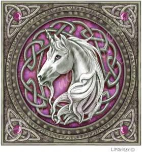 Carte postale Pink Unicorn de Lisa Parker