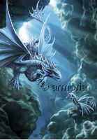 Carte Postale Water Dragon de Anne Stokes