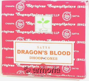 Cônes d'encens Dragon's Blood, Satya