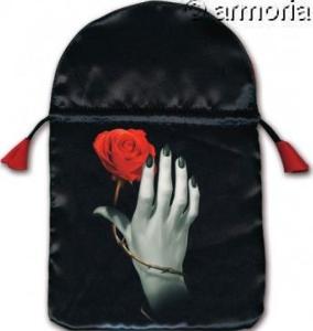 Pochette pour tarot Rose Hand en satin