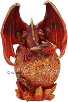 Figurine Dragon orange de Venus