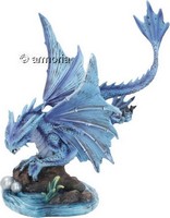 Figurine Grand Dragon de l'eau "Water Dragon" par Anne Stokes