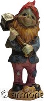 Figurine Lutin Pixie des Bois avec Massue