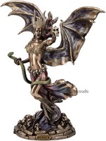 Figurine de Lilith avec tête de mort marque Veronese nmsd6526