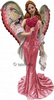Figurine grande Fée Rosie au Coeur de Roses