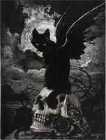 Reproduction sur toile Nine Lives of Poe d'Alchemy England