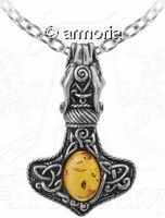 Pendentif Amber Dragon Thorhammer