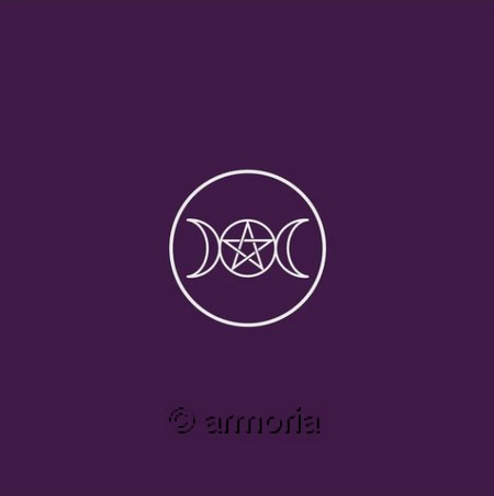 Tapis pour tarot Pagan Circle