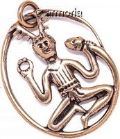Pendentif Cernunnos Ovale en bronze