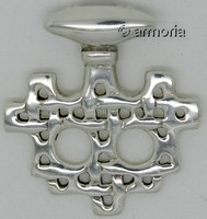 Pendentif Croix Viking en argent